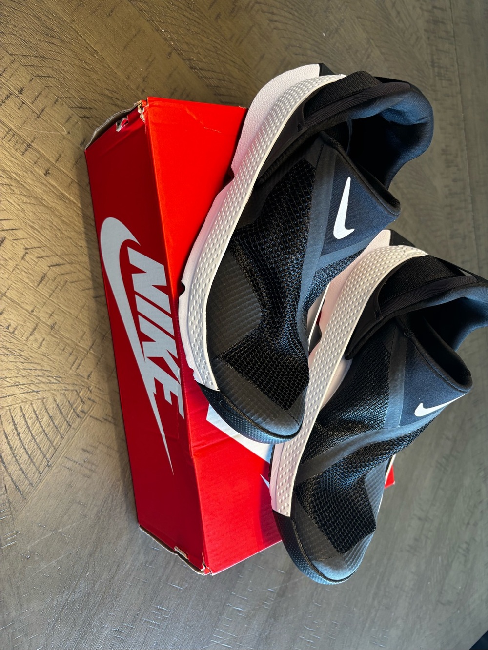 Nike flyease unisex (size woman’s) and White Slip-On Athletic Shoes